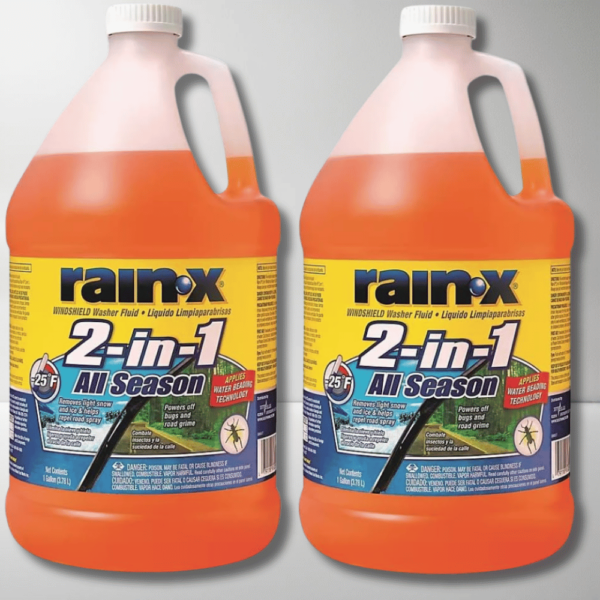 Rain-X 2-in-1 Windshield Wash, 2pk